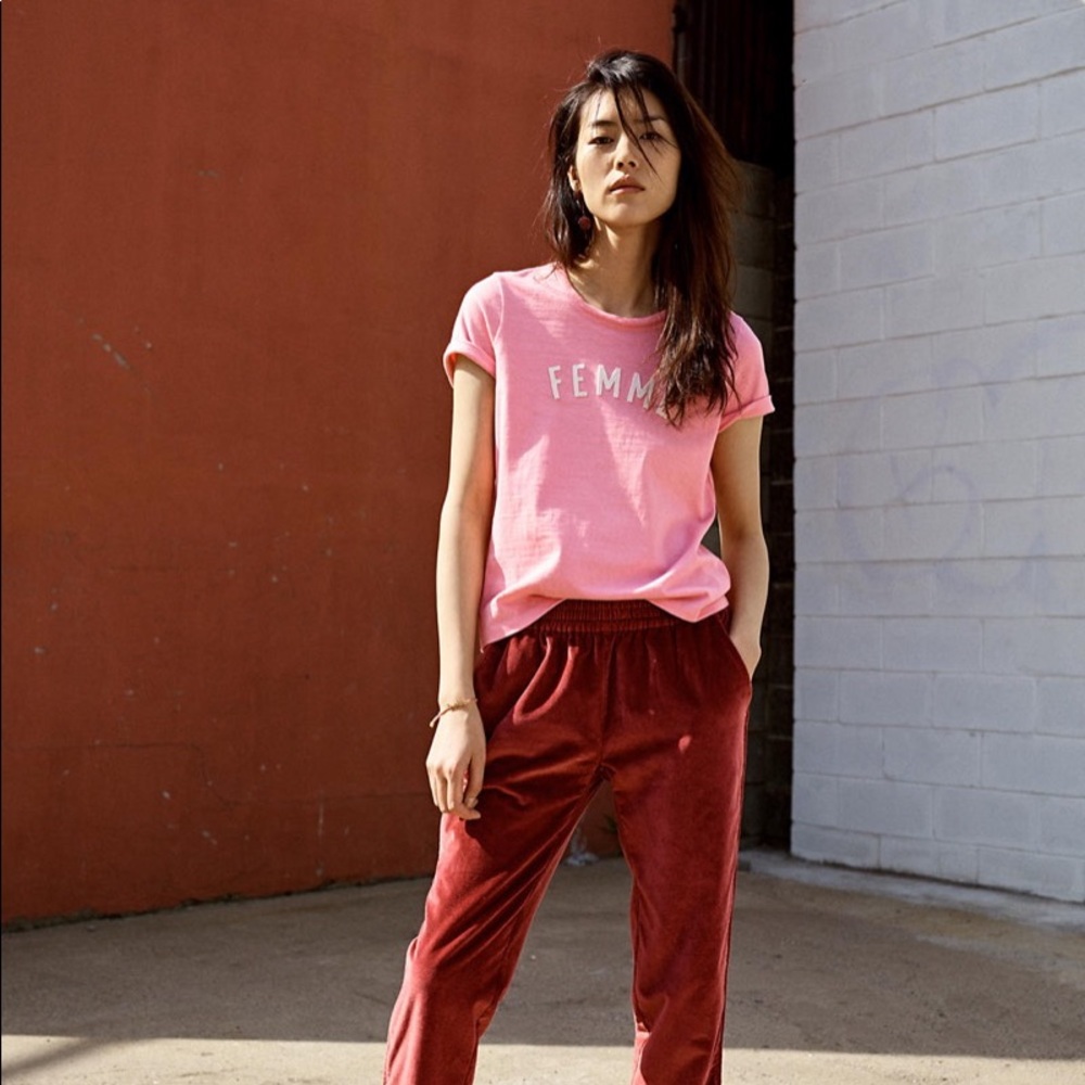 Madewell Pink Femme T Shirt